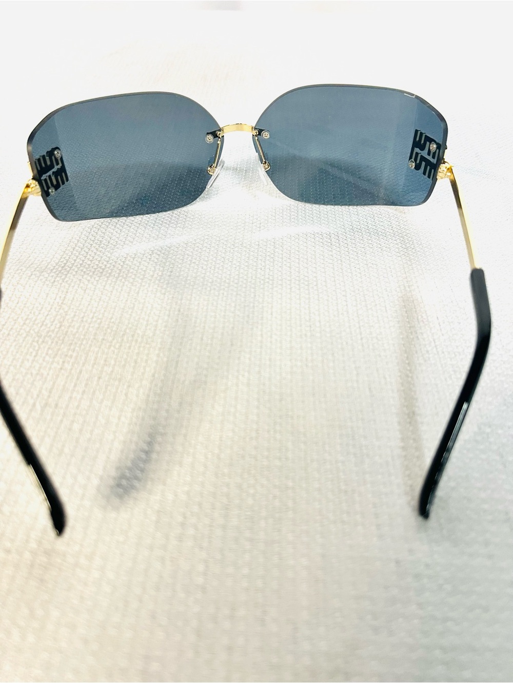 Rimless Women's Sunglasses with Dust Bag Lens Cloth and Tool - New Boxed - Picture 6 of 8